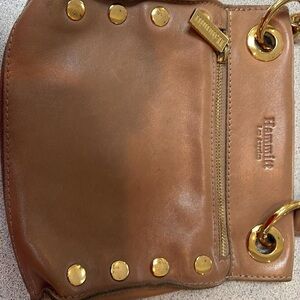 Hammitt Tan Crossbody Bag with Gold Details